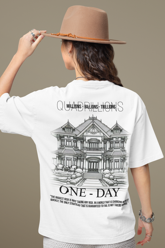OXIGENZ™ ONE-DAY Oversized tee - White